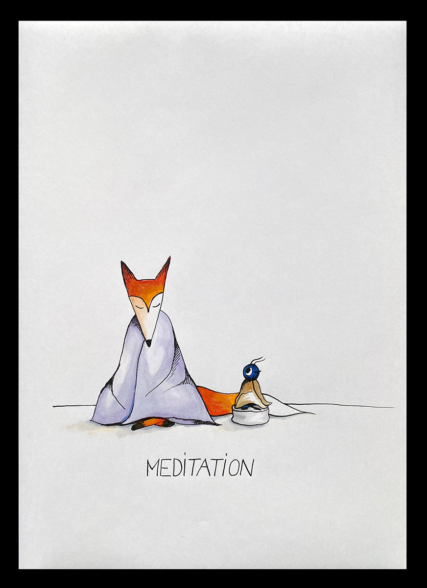 Original Illustration MEDITATION
