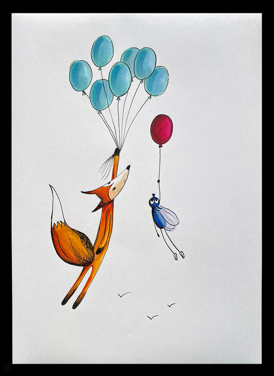 Original Illustration BALLOONS