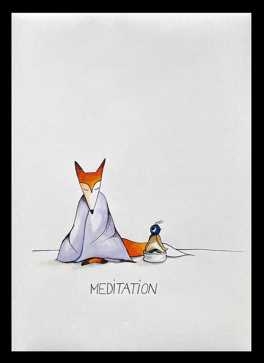 Original Illustration MEDITATION